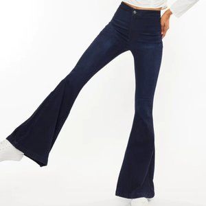 KANCAN JAINEY EXTREME FLARE JEANS/SOFT DENIM BOTTOMS/PANT
